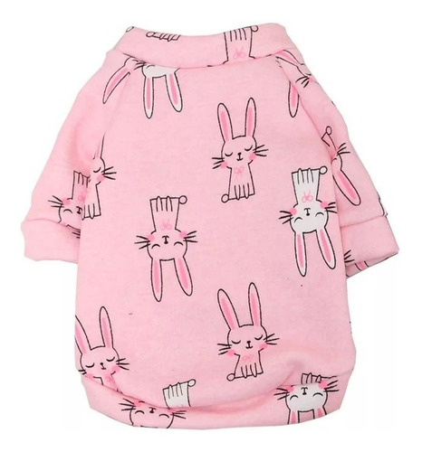 Camisa Para Mascotas Bunny Rosa