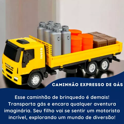 Caminhão De Lixo De Brinquedo Grande Abre A Caçamba Lixeiro