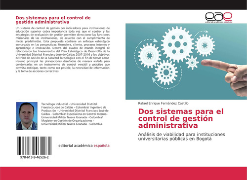 Libro: Dos Sistemas Para El Control De Gestión Administrativ