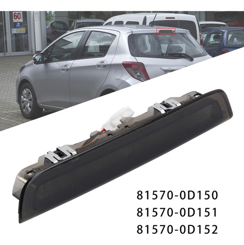 Luz De Freno Trasera Para Toyota Yaris Mk3 Hatchback 12-20 B