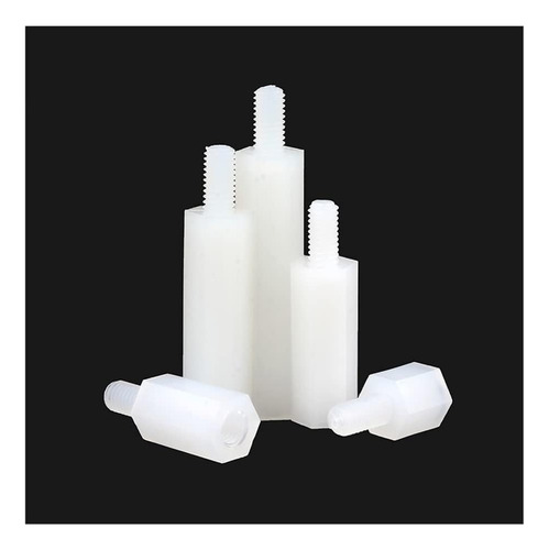 50pcs Nylon Standoff Spacer M3 M4 Columna Tornillo Plastico