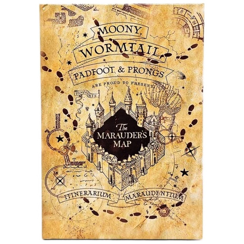 Cuaderno Tapa Dura Harry Potter Mapa Merodeador Muy Lejano