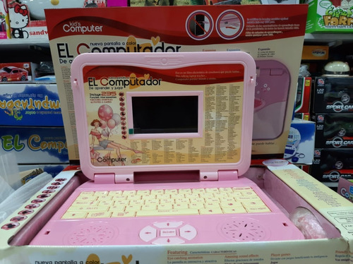 Computador Didáctico Infantil Rosado/niña