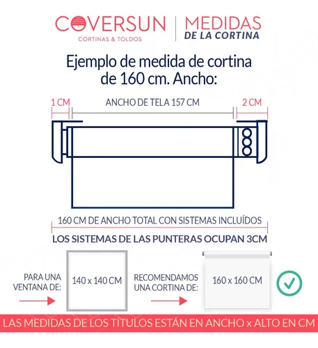 Cortina Roller Blackout 55x130 Cm Standard Coversun Blanco