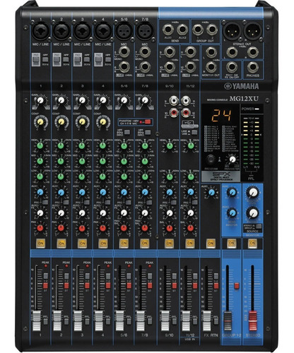 Imagen 3 de 4 de Consola Analógica Yamaha Mg12xu 12 Canales Con Efectos