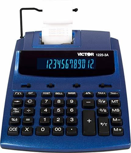 Victor 12253a Calculadora De Impresión Bicolor Antimicrobian