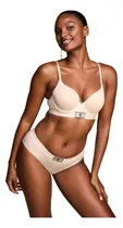 Comprar Bombacha Colaless  Beige Logo Strasses  Victoria's Secret