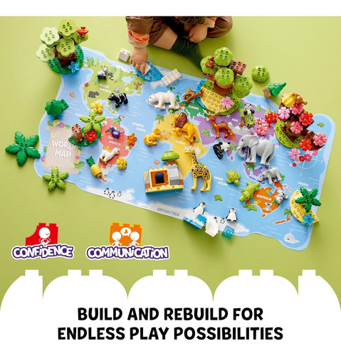 Lego Duplo Juego De Construcción De Animales Salvajes Del Mu