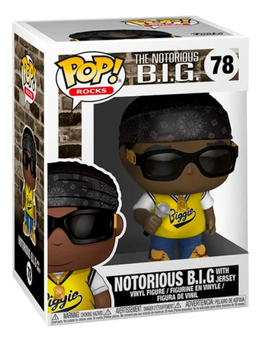 Funko Pop Notorious B.i.g With Jersey 78 The Notorious B.i.g