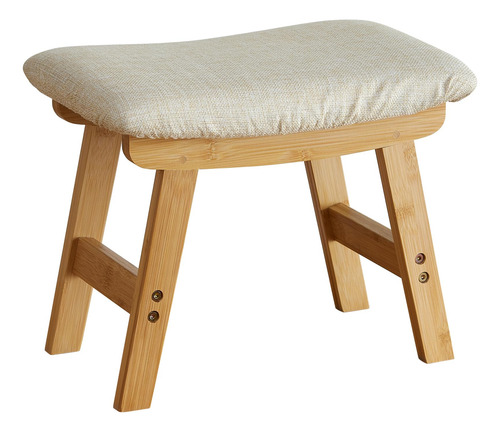 Taburete Otomano Madera Sofá, Reposapiés Sala, Oficina Entra