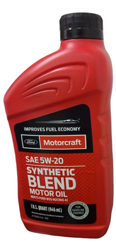 Aceite 5w20 Motorcraft Semi Sintético Original Explorer 2020