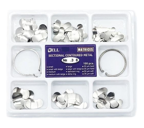 Set De Matrices  Preformadas + Anillos Tipo Palodent