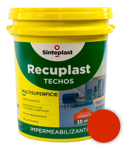 Recuplast Techos Impermeab 20lt Sinteplast- Prestigio