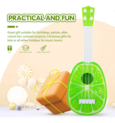 Juguete De Ukelele Para Niños, Cuerdas, Instrumentos De Guit