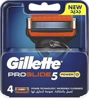 Gillette Fusion Proglide Power Pack De 4 Hojas