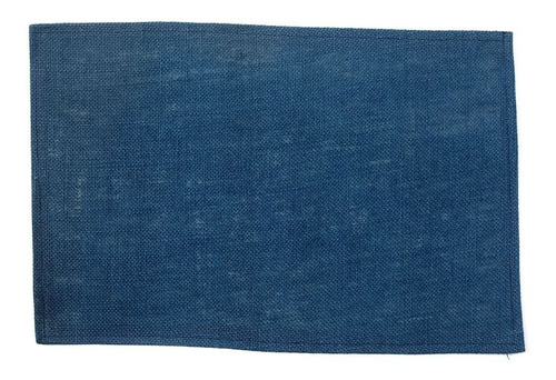 Individual Yute 45x30cm Diseño Azul