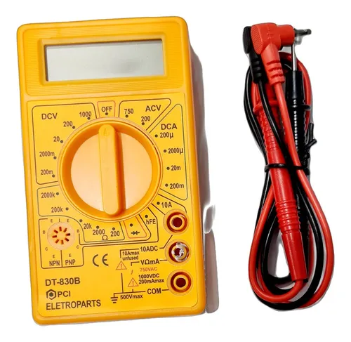 comprar Multímetro Digital Dt-830b Portátil Profissional + Bat. Ye