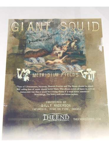 Giant Squid Poster Original Importado Shadows Fall Dist1