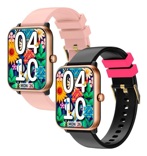 Reloj Mujer Smartwatch Mistral Smt-ts82-04 Doble Correa