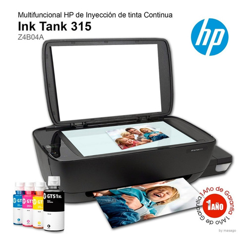 Multifuncional Tinta Continua Hp Ink Tank 315 Z4b04a
