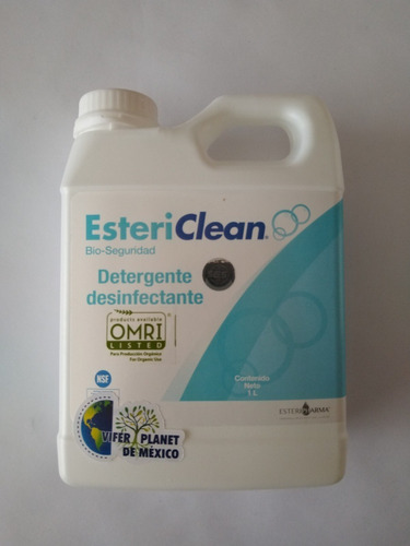 Estericlean  (detergente Sanitizante) Orgánico Residuo Cero