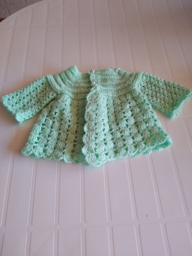 Saquito Bebé Crochet Artesanal