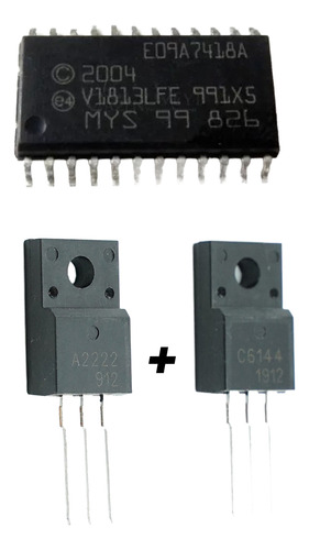 Circuito Integrado E09a7418a + Transistores A2222 Y C6144