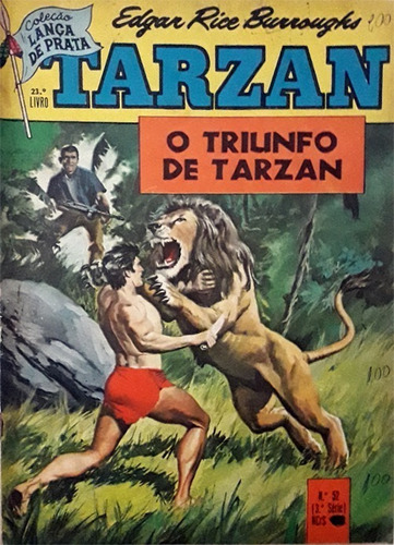 Tarzan 52 Em Quadrinhos Ebal Coleção Lança De Prata