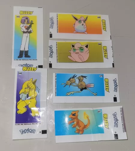 Figurinha para material do desenho pokémon