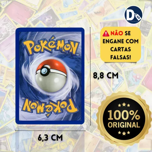 Lote Pack 100 Cartas Pokémon Aleatórios Sem Nenhuma Repetida - Casa & Vídeo