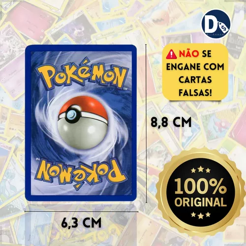 Kit 100 Cartas Pokémon Aleatórias Sem Repetidas