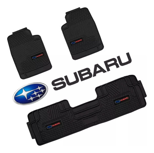 Piso Pvc Jebe Subaru  3 Piezas Impermeable