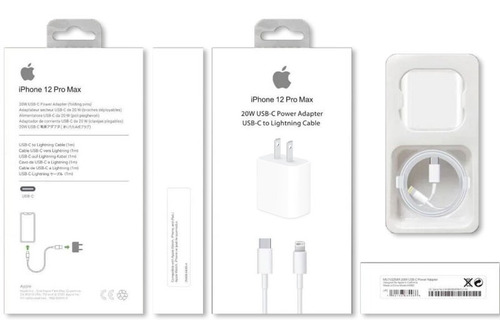 Imagen 1 de 7 de Kit Cargador De Pared + Cable Fast iPhone 11 Pro Max Cuotas