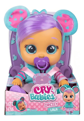 Cry Babies/bebés Llorones Lala Dressy Ratoncita Original