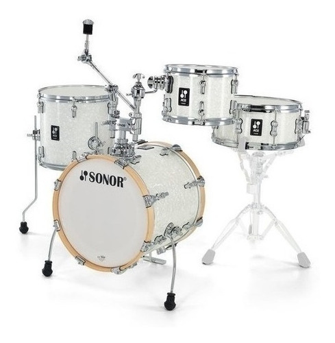 Sonor Bateria Aq2 Safari White Pearl Maple Sin Fierros