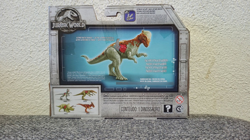 Pachycephalosaurus Battle Damage Jurassic World Mattel (Usado)