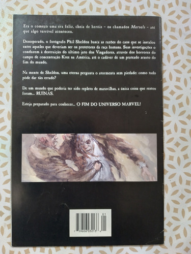 Ruínas: O Fim Do Universo Marvel Parte 1 De 2 - Editora Mythos 1998 - Em Português - Capa Mole - Lombada Com Grampos (Usado)