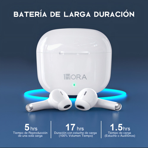 Audífonos In-ear Inalámbricos 1hora Aut203