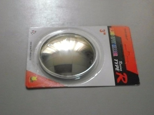 Espejo Ojo De Pescado De 2 Y 3 Pulgadas Negro/cromado