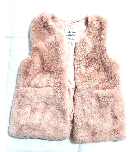 Zara Kids Chaleco  Rosa Claro Para Niñas Talla 6/7  120 Cm