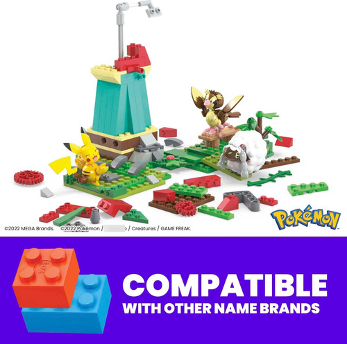 Juego De Construcción Mega Pokémon Molino De Viento 240 Piez