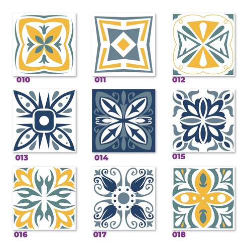 Azulejos Autoadhesivo Cocina 12 Un. 15x15 Sticker
