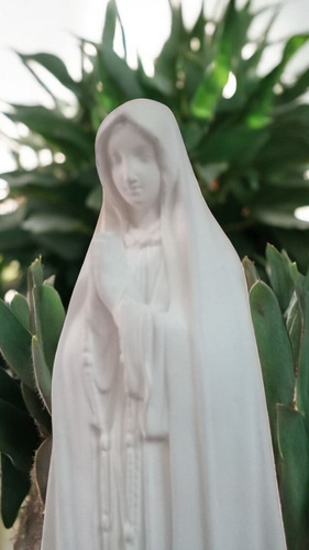 Estatua Virgen Fatima 59 Yeso Imagen Escultura