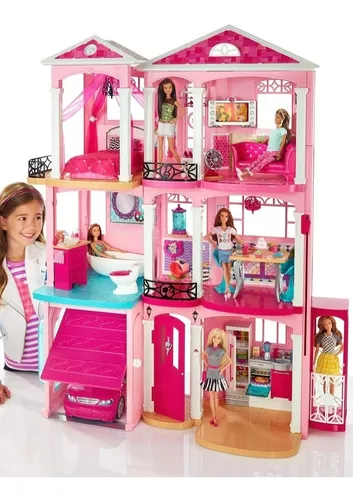 Casa Barbie Mega Mansão Nova Casa Dos Sonhos - Mattel Grg93