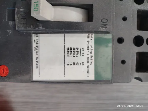 Breaker Thed 3x150a 600v G,e