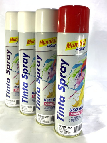 Pintura Aerosol Spray Esmalte Blanco Mate #1 400ml M62