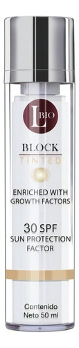 L Bio Block Con Tinte Protector Solar 30+ Live Cells