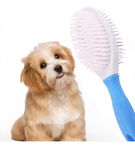 Cepillo Peine De Limpieza Suave Para Perros/ Doble Cara 