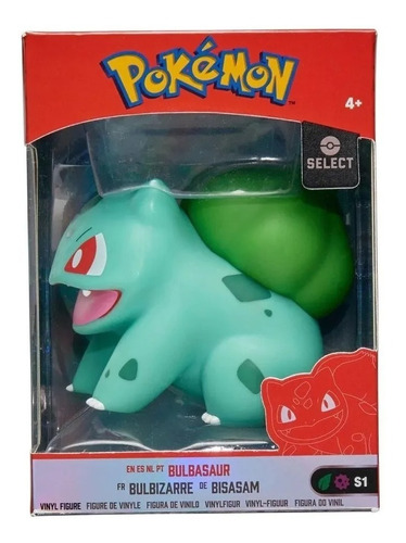 Pokemon Select Bulbasaur Figura Vinilo 11 Cm Coleccion Serie