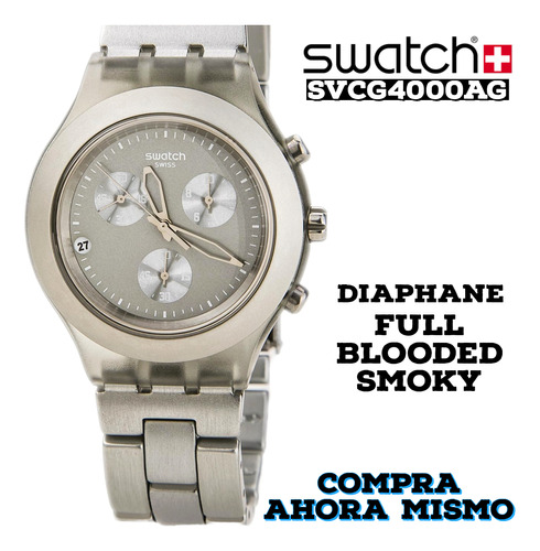 Swatch Irony Diaphane Full Blooded Smoky Sccg4000ag